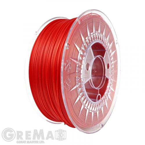 PLA Devil Design  PLA филамент 1.75 мм, 1 кг (2.2 lbs) - червен